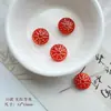Retro Doméstico Dorado Pintado Checo Vidrio Perlas Redondo Pájaro Hecho a Mano Corazón Material Pulsera Cadena de Teléfono Móvil Joyería Accesorios