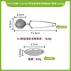 Colador de Té de Acero Inoxidable 304 con Mango de Clip, Cadena Colgante Larga con Forma de Corazón, Drenaje de Té, Oficina, Venta al por Mayor, Entrega 48H