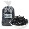 Diadema Gelatina Colorida Banda de Goma Desechable Alta Elasticidad Duradera Lazo para el Cabello