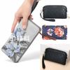 Bolso Clutch de Cuero Vacuno Genuino Pequeño Correa de Muñeca Llavero Asa Transformación Mano a Mano Cambio Cambio Asa Correa Trabajador Accesorios de Bolso DIY