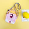 Nueva cartera de silicona para uso diario, monedero para niños, bolso de silicona, bolso bandolera portátil con dibujos animados para bebés, bolso bonito