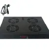 Unidade de Ventilador de Resfriamento Montada em Rack, Módulo de Ventilação Radiador para Gabinete de Sala de Servidores, 4 Posições + Controle de Temperatura + Instalação Horizontal + 1U