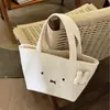 Bolso de pana Mi Conejito Bordado Lindo Corazón Femenino Versátil para el Trabajo y los Viajes Portátil Gran Capacidad