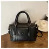 Bolsa de Mão com Textura de Luxo Leve para Mulheres Bolsa Quadrada Pequena Casual Simples Leve Bolsa Transversal Retro Tendência Europeia e Americana para o Dia a Dia