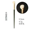 Pincel de Contorno Media Luna para Iluminar y Sombrear Laterales, Pincel Angulado para Sombras de Nariz, Herramienta de Pincel de Maquillaje Individual con Cerdas Suaves, Amigable para Principiantes, Venta al por Mayor