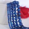 Cristal Azul Oscuro Palomitas de Cristal Cuentas Dispersas diy Hecho a Mano Cuentas Tejidas Collar Pulsera Accesorios de Joyería