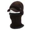 Invierno Nuevo Prueba de Frío Cálido Conjunto de Bufanda y Gorro de Lana Terciopelo Engrosado Gorro Tejido para Montar Orejeras Cabeza Gorro de Algodón
