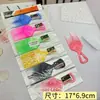 Ventas Directas de Fábrica Comercio Exterior Peine Tenedor Peine Peine de Plástico Medio Oriente África Tenedor Peine Aliexpress Temu Estilo Caliente