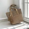 Bolso de Paja para Vacaciones en la Playa Bolso Tejido Nuevo 2025 para Mujer Bolso de Hombro para el Trabajo Bolso Tote de Gran Capacidad