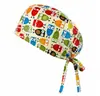 Gorro Quirúrgico para Mujer de Algodón Estampado para Enfermera de Sala de Operaciones Esmerilado para Postparto Quimioterapia Cobertura para la Cabeza Gorro Dental Oral para Doctor Hombres