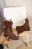Botines Cortos Retro de Ante con Borlas Transfronterizos Botas Adelgazantes Botas de Mujer 2026 Nuevo Estilo Otoño/Invierno Botas de Media Caña Estilo Martin Talla Grande