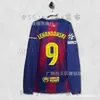 2526 Temporada Camisa do Liverpool Barcelona Real Madrid Manchester United Yamal C. Ronaldo Wiles Manga Longa Jogador Uniforme de Futebol