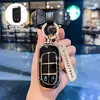 Adecuado para fundas de llave de Jeep: Renegade, Compass, Grand Cherokee, Commander, hebilla de carcasa de alta gama para mujer