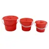 Cubo de Pintura Cubo de Plástico Cubo de Agua Cubo Rojo Pequeño Cubo para Recolectar Bayas Cubo Rojo Pequeño Pintura Artística Cubo para Lavar Pinceles de Pintura Cubo de Agua