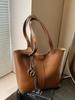 Bolsa Feminina Grande Capacidade Transfronteiriça 2026 Nova Moda Versátil Bolsa Tote Estilo Executivo Bolsa de Ombro Conjunto