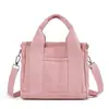 Bolso de lona de comercio exterior nuevo con gran capacidad y múltiples compartimentos, bolso de mano cruzado versátil y casual para el día a día y bolso de hombro para mujer