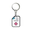 Llavero de Serie Médica de Dibujos Animados Más Vendido Transfronterizo Colgante Portallaves de Coche Pequeño de Caucho Suave PVC Regalo para el Día de las Enfermeras
