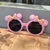 Bebé Un Año Lazo Mickey Niños y Niñas Lentes Anti-UV Lindo Estilo de Dibujos Animados Gafas de Sol para Niños