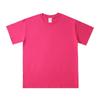Camiseta de manga corta de algodón pesado de 230 g personalizada para hombre y mujer, ropa de trabajo de color liso, ropa de clase, camiseta con logotipo impreso.
