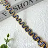 Cinta de Alambre Dorado y Plateado Colorida 1.2 cm para Disfraces de Espectáculo, Tiras Decorativas para Zapatos y Sombreros, Accesorios para Ropa, Suministro a Largo Plazo Disponible