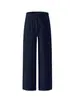 Calça Masculina Jacquard Listrada de Perna Larga Tamanho Europeu Transfronteiriça Casual Solta com Cordão Reta Tamanho Grande Longa para Homens
