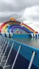 Pesca en piscina parque acuático móvil arenero piscina inflable exterior estanque de peces grande bote de manivela atrapar