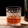 Juego de Copas de Whisky para el Hogar Estilo Europeo Copa de Vino Vintage Hogar Bar Cerveza Cristal Vaso Clásico