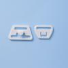 Acessórios de Sutiã Coloridos Preto e Branco de Plástico da Mamãe, Clips de Amamentação Removíveis, Clips Ajustáveis Não Magnéticos