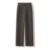 Pantalones Casuales Rectos Retro de Principios de Otoño Cintura Alta Adelgazantes Sueltos Deportivos Largos Moda Versátil Pantalones para Mamá de Mediana Edad y Mayores
