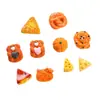 Nueva Muñeca Galleta de Dibujos Animados Linda Casa de Muñecas Resina Pan Comida Accesorios de Juego DIY Peineta de Juego de Comida Juguete Accesorios