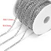 Corrente Semi-Acabada de Aço Inoxidável 3:1 Nk Transfronteiriça Corrente para DIY Moda Colar Pulseira Acessórios de Joias Atacado