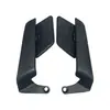 Espejo retrovisor de motocicleta de fibra de carbono y plástico, modificado a un nuevo diseño estilo hoja, espejo retrovisor mejorado con un amplio campo de visión y un espejo lateral abatible