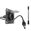 Adecuado para Módulo de Cableado de Enchufe de Alimentación Mini Conector de Alimentación Hembra de Aluminio DC 5521