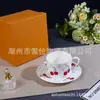 Nueva Serie Tianmei Vajilla, Platos Estilo Occidental, Platos de Postre de Porcelana de Hueso, Tazas de Café, Platos Planos para Filete de Hotel Cereza de Gama Alta