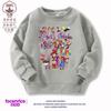 Suéter para niños del circo digital mágico pamny otoño e invierno niños y niñas forrado de felpa engrosado caricatura divertido Ropa superior