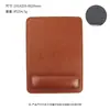 Mouse pad em couro PU com apoio de pulso ergonômico, preenchimento de espuma de memória, base antiderrapante de EVA, apoio de mão para teclado de computador