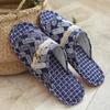 Pantuflas de Tela para Hombre Tallas Grandes con Suela de Res Extra Grandes 44 45 46 Pie Hogar Antideslizantes Pantuflas de Piso para Interiores