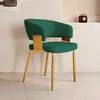 Silla de Comedor de Lujo Ligero Estilo Italiano con Respaldo, Adecuada para Comedores Domésticos, Silla con Respaldo Minimalista Moderno Nórdico, Taburete de Reunión para Hotel