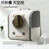 Mochila transportadora para gato de estimação, dobrável, de grande capacidade, respirável e portátil, adequada para uso ao ar livre, também conveniente para cães