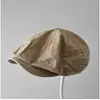 Nuevo Sombrero Octagonal de Color Sólido Retro Estilo Británico, Unisex, Moderno, Sencillo, Casual, Versátil Sombrero de Artista, Gorra de Periódico
