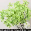 Ramo de Plantas Verdes para Boda, Hojas de Árbol, Espárrago, Arreglo Floral, Hierba de Planta, Decoración de Salón de Bodas, Hojas Verdes, Arreglo Floral Artificial