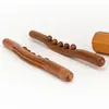 Palo de Masaje de Madera de Haya Carbonizada de 5 Bolas, un Palo Universal de Masaje y Gua Sha para Salones de Belleza y Uso en Casa