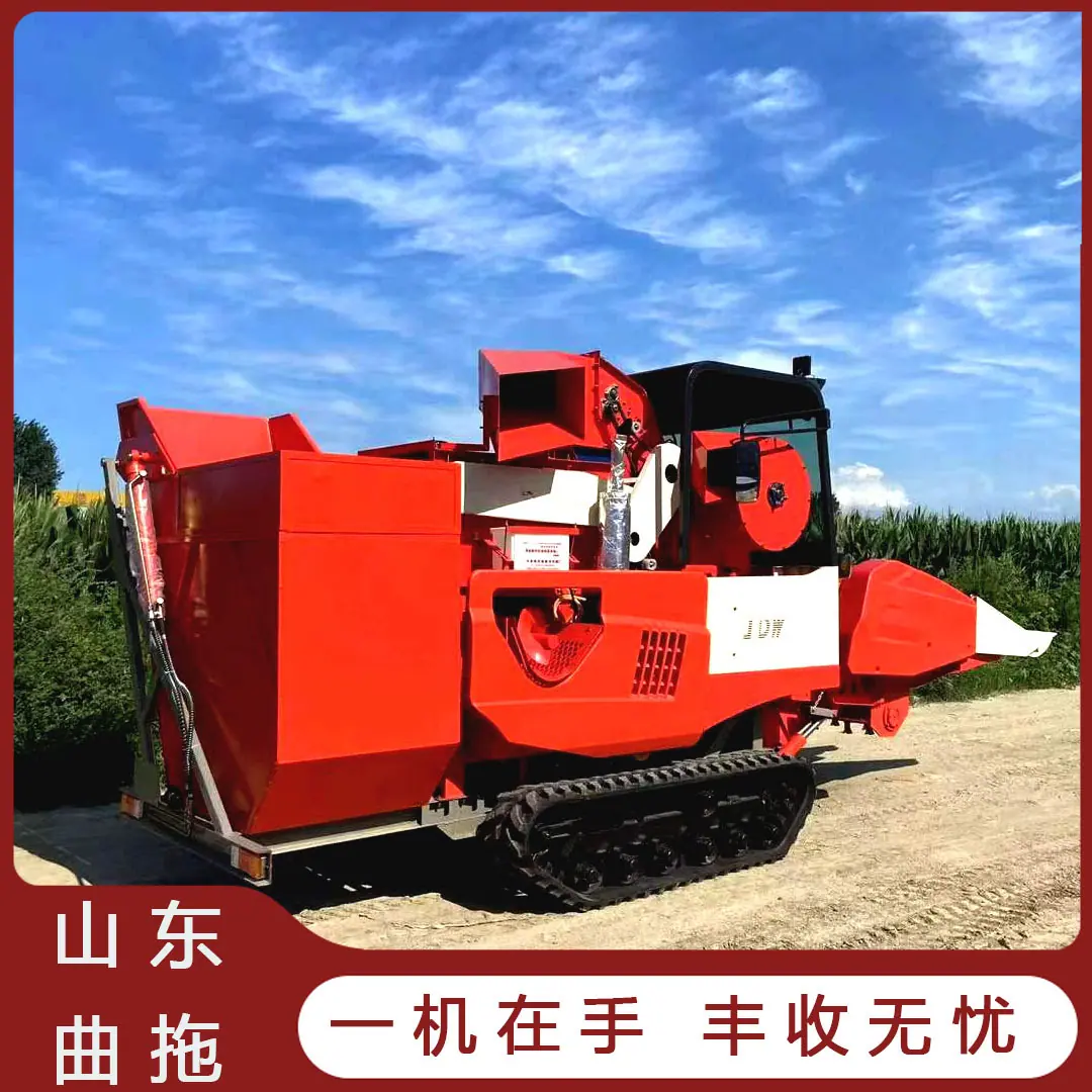 履带轮两行玉米收获机 5