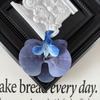 Película de Impresión 3D Simulación Orquídea Phalaenopsis Individual Ramillete Boda Caja de Dulces Decoración Flor para el Cabello Accesorio para el Cabello Flor Artificial