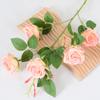 Simulación 5 rosas pequeñas de París flor de simulación fotografía de boda decoración del hogar punto fábrica mayoreo