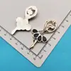 Galvanizado Oso Artificial Pajarita Copo de Nieve Corona Flor Plástico Accesorios Diadema DIY Agarrador Funda de Teléfono Celular Hebilla de Zapato Pegatina