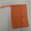 Bolsa Colorida de Algodão e Linho Bolsa para Sabonete Rede Espumante para Sabonete Material Degradável Bolsa para Armazenar Sabonete Bolsa de Juta Material Ecológico