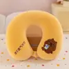 Almohada de Viaje en Forma de U para el Cuello, Almohada Portátil para Avión, Reposacabezas para el Cuello de Coche, para Dormir en Viajes Largos, Almohada Cervical en Forma de U para Trenes de Alta Velocidad