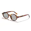 Gafas de Sol Retro Ovaladas Estilo Coreano para Lluvia para Hombres y Mujeres, Estilo Intelectual de Alta Gama, Gafas de Sol Protectoras Solares, Modernas
