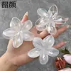 Grampo de Cabelo Frangipani Novo Estilo Doce e Fresco Transfronteiriço para Mulheres Verão Clipe Tubarão de Alta Qualidade Acessórios de Cabelo para Cabeça Venda por Atacado